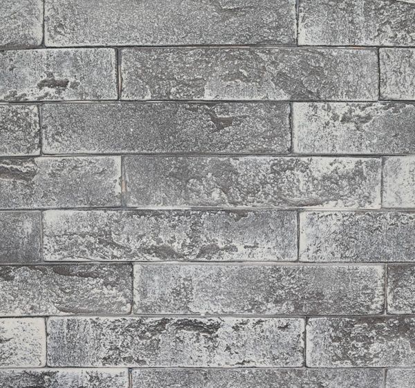 Плитка гіпсова пряма RUSTIKA Оксфорд сірий 0,7 кв.м