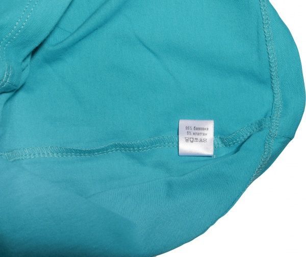 Футболка для мальчиков Фламинго р.128 бирюзовый 842-416 