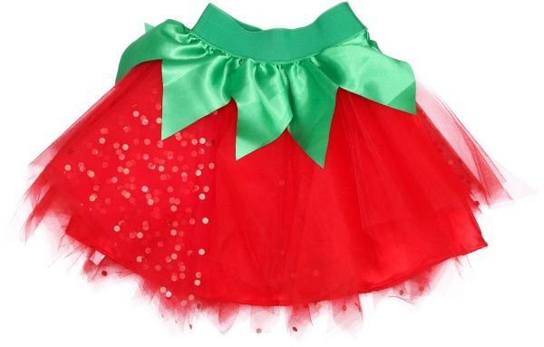 Костюм дитячий карнавальний КАРНАВАЛІЯ Ельф 4-7 років для дівчинки р.122 червоний із зеленим 