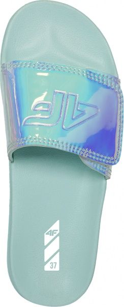 Шльопанці 4F HJL21-JKLD003-35S р. 35 бірюзовий