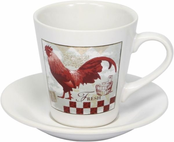 Чашка с блюдцем Village 150 мл 24-269-006 Krauff