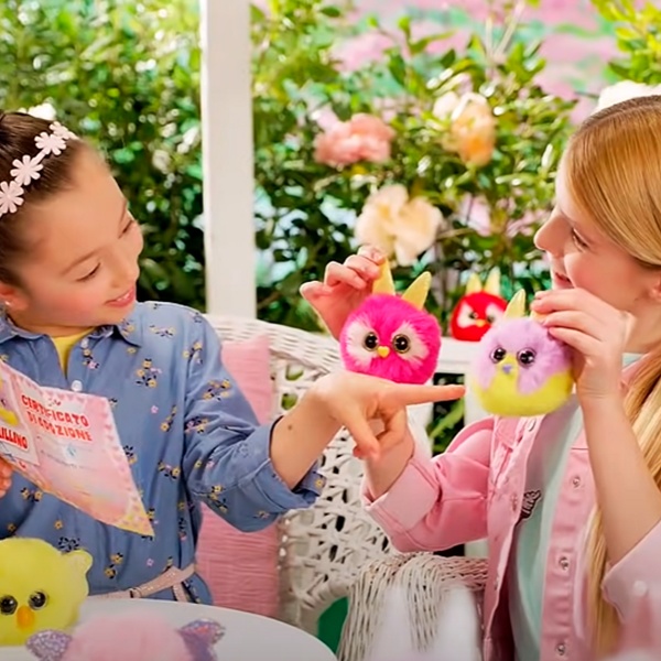 Игрушка-сюрприз Sbabam Зайчики и птички 7 см разноцветный T082-2019