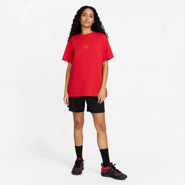 Футболка Nike W NSW TEE SS BF SISTERHOOD DX7940-657 р.XS червоний