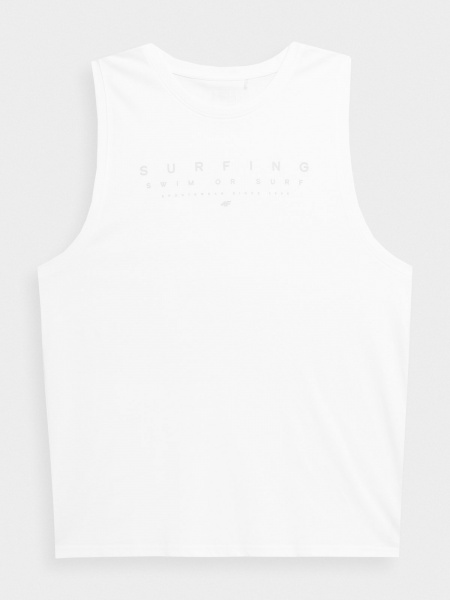 Майка 4F TSHIRT M368 4FSS23TTSHM368-10S р.3XL білий