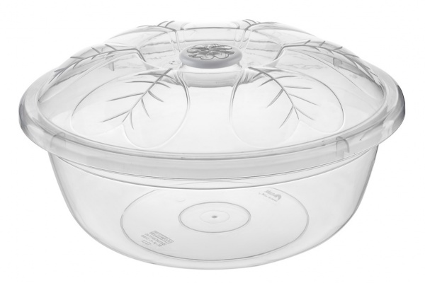 Миска с крышкой 34,5 x 34,5 x 17 см Asude Plastic