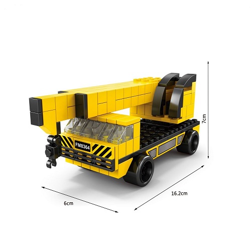 Конструктор SHANTOU YISHENG Будівельна техніка 1000 деталей K8832-2