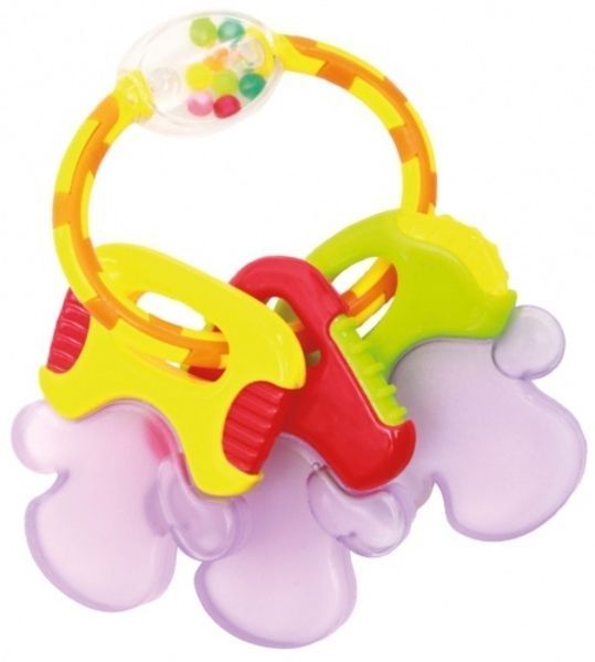 Брязкальце-прорізувач для зубів Bebelino Ключики