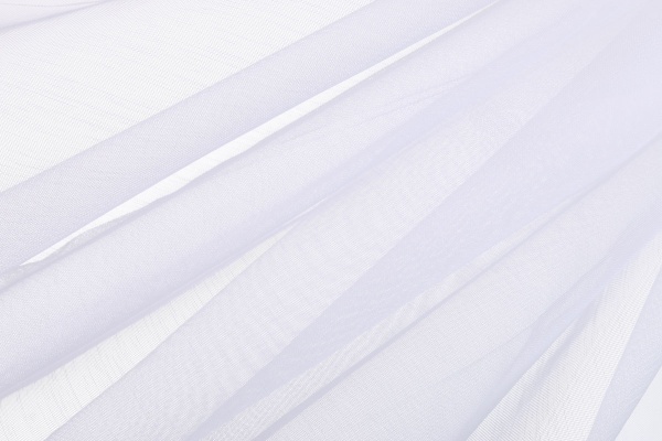 Ткань тюлевая сетка-снежок 300 см серый 