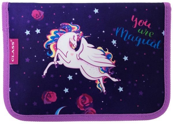 Пенал Magical 210/70D PL 20002 CLASS фиолетовый