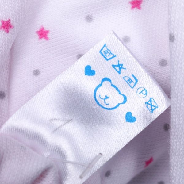 Льоля дитяча Baby Veres Hello Bunny р.62 біло-рожевий 