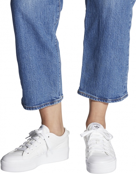 Кеди Adidas NIZZA PLATFORM W FV5322 р.UK 5,5 білий
