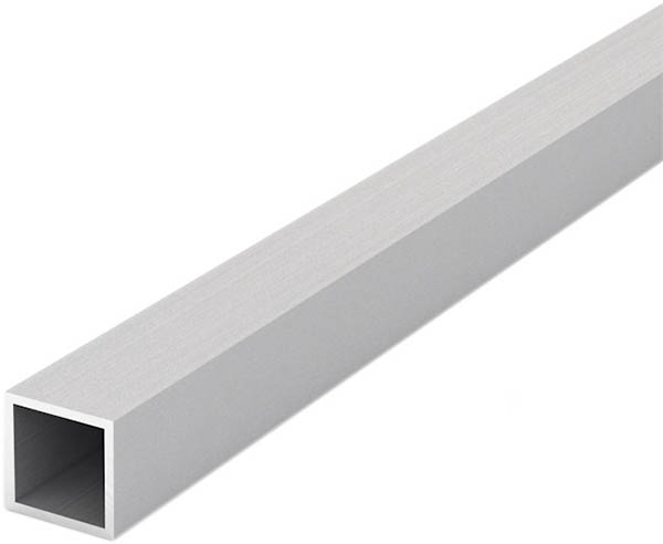 Труба профильная квадратная алюминий АЛЮПРО анодированная 25x25x2x1000мм