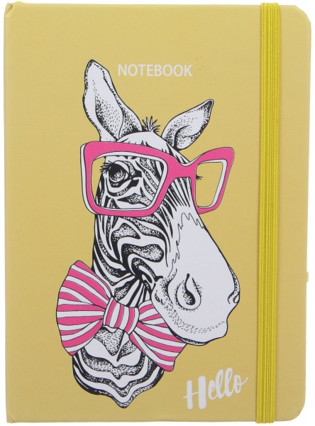 Книга для записей Зебра в галстуке А6 96 листов