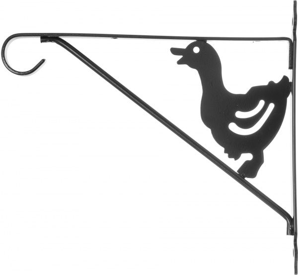 Кронштейн Larvij L7648BL Птах2 200x250 мм черный