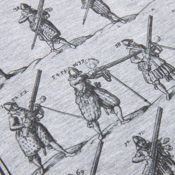 Футболка P1G з малюнком Мушкетери р.XL [1232] Iron Grey