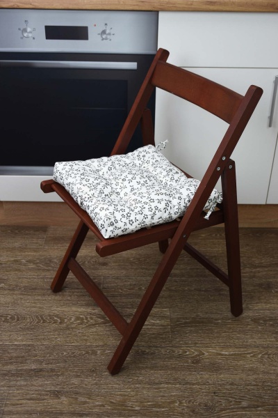 Подушка на стілець МАСАО квіточка беж Прованс