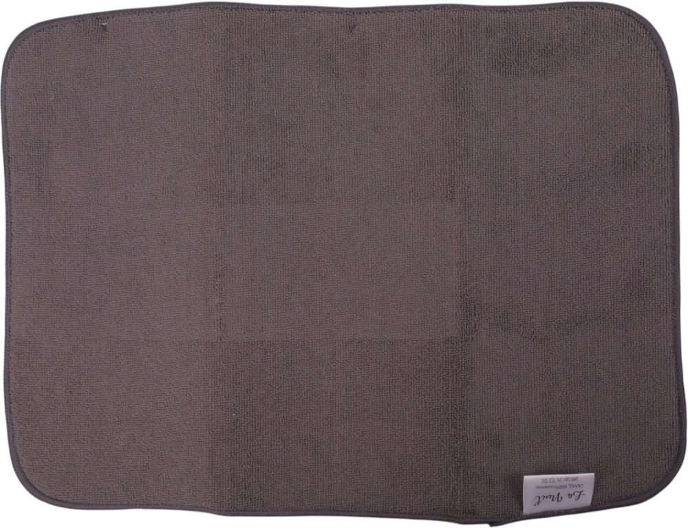 Коврик для сушки посуды La Nuit Ribbo 38х50 см темно-серый