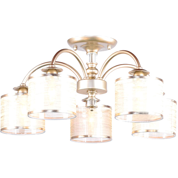 Люстра потолочная Victoria Lighting Nicole/PL5 5x40 Вт E14 кремовый 