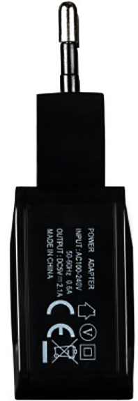 Мережевий зарядний пристрій Gelius Ultra Prime GU-HC02 2 USB 2.1 A Чорний 74893