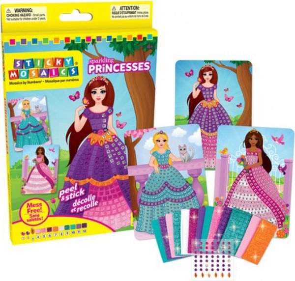 Ігровий набір ORB Стікерова мозаїка Яскраві принцеси 72377