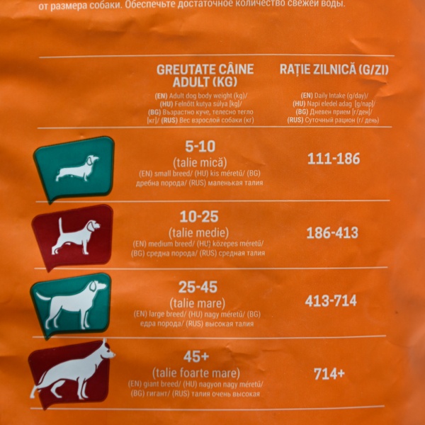 Корм сухой для взрослых собак для всех пород Skipper с говядиной и курицей 10 кг