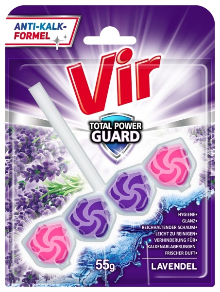 Туалетний блок VIR Total Power Guard Лаванда 55 г 
