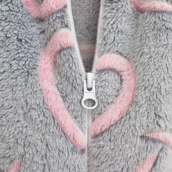 Ромпер для девочки Blanka Сердечки р.98 серый 110335 