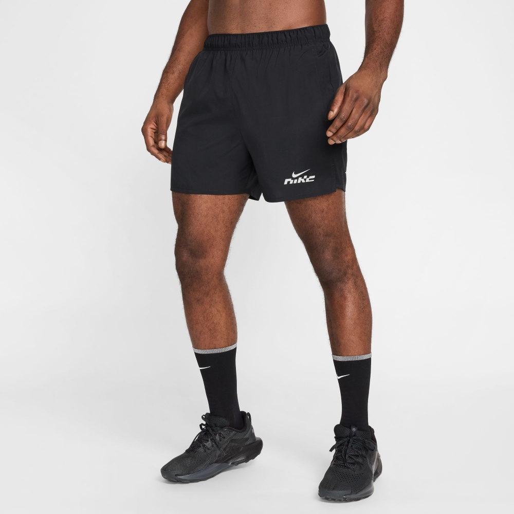 Шорти Nike M NK DF CHLLGR 5BF FLASH SHORT IB4129-010 р. L чорний