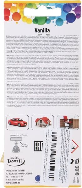 Ароматизатор підвісний Tasotti Cool Balls Bags Vanilla