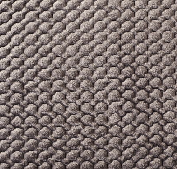 Покривало Basic 3D Velvet 240x220 см La Nuit сірий 