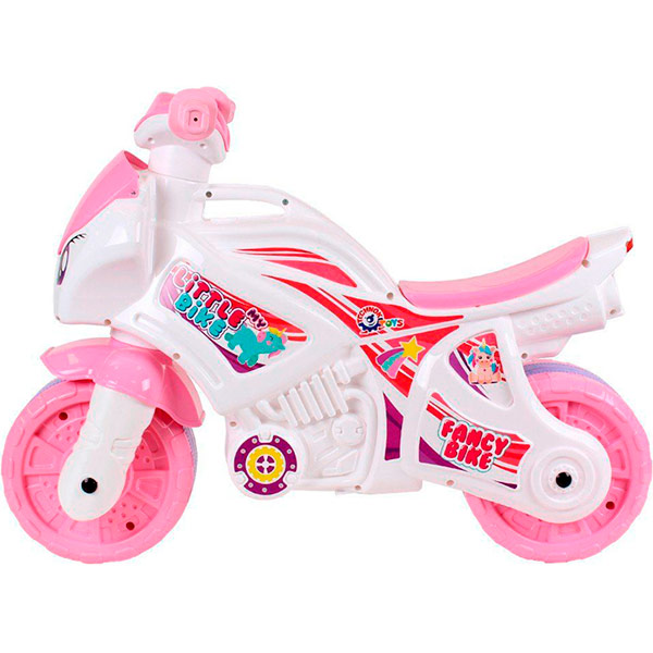 Чудомобиль ТехноК Мото бело-розовый 4823037605798