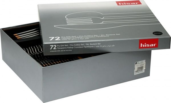Набор столовых приборов Milano на 12 персон 72 предмета Hisar