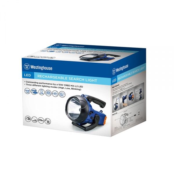 Ліхтар прожекторний Westinghouse WF1506 чорний із синім