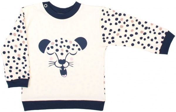 Джемпер Baby Veres Leo р.74 молочный с синим 