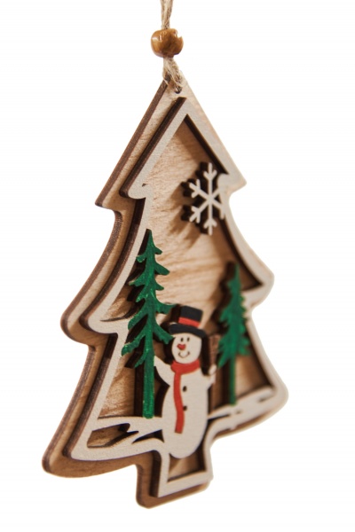 Подвеска Елка 11,5 см 8913