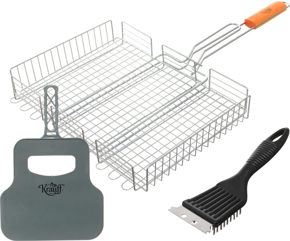 Решетка-гриль KRAUFF + веер и щетка в подарок 29-274-007