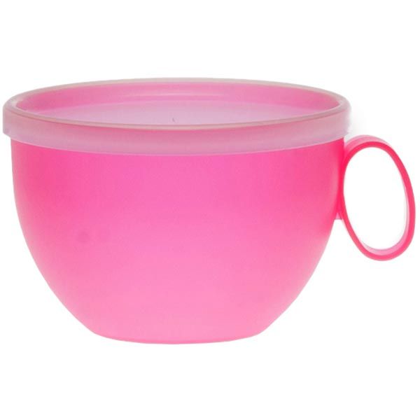 Чашка пластиковая Curver с крышкой 12 см