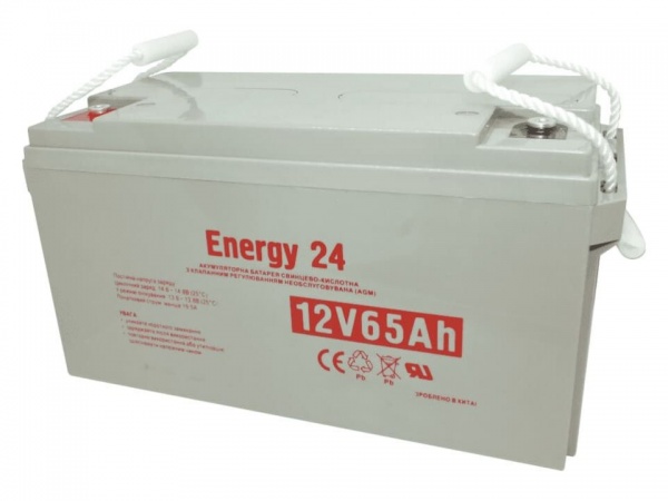 Акумулятор Energy 24 12V65Ah