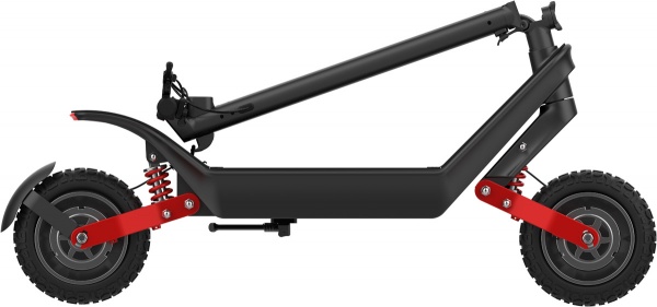 Электросамокат Proove Model Dual Sport (черно-красный)