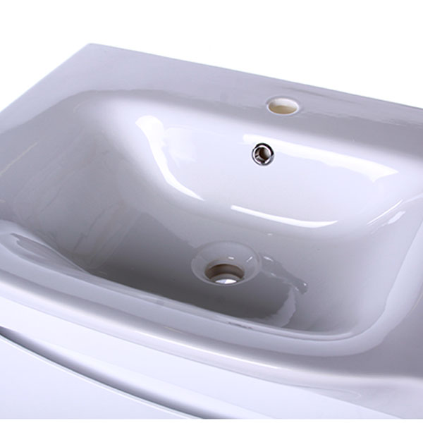 Тумба напольная AM.PM білий глянець с умывальником Like 65 см