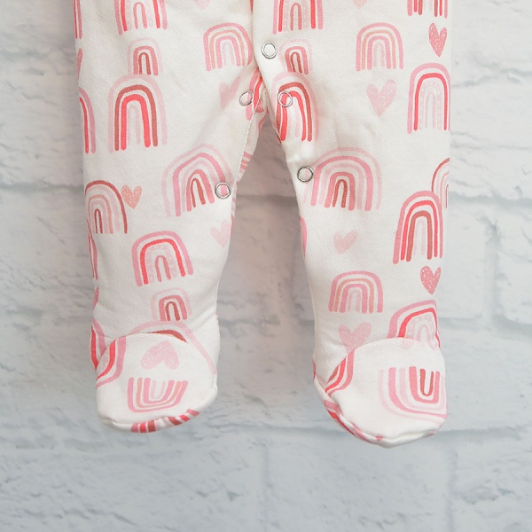 Человечек для девочки Blanka Радуга р.68 бежевый 110169 