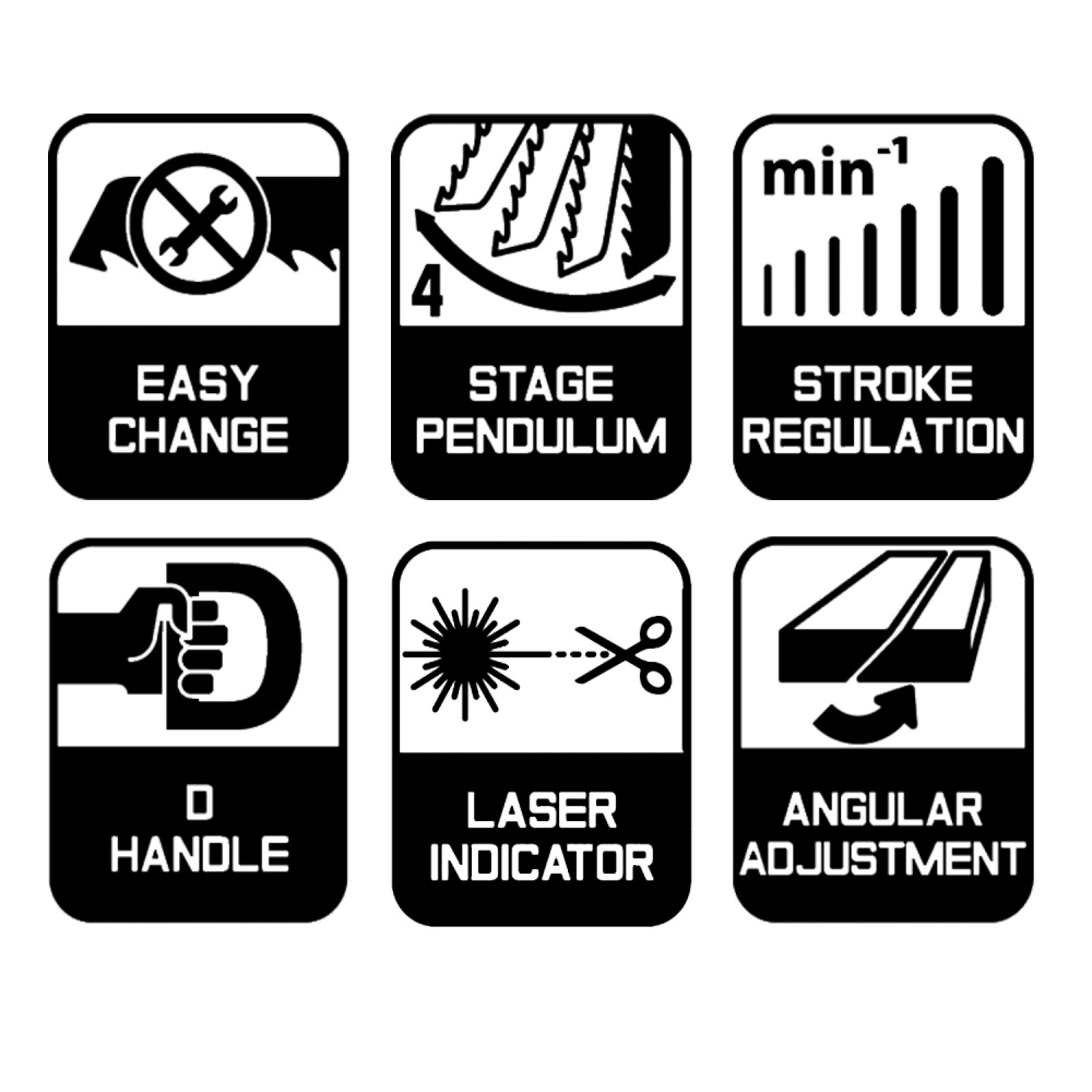 Электролобзик Expert Tools 650 Вт VPJS1050