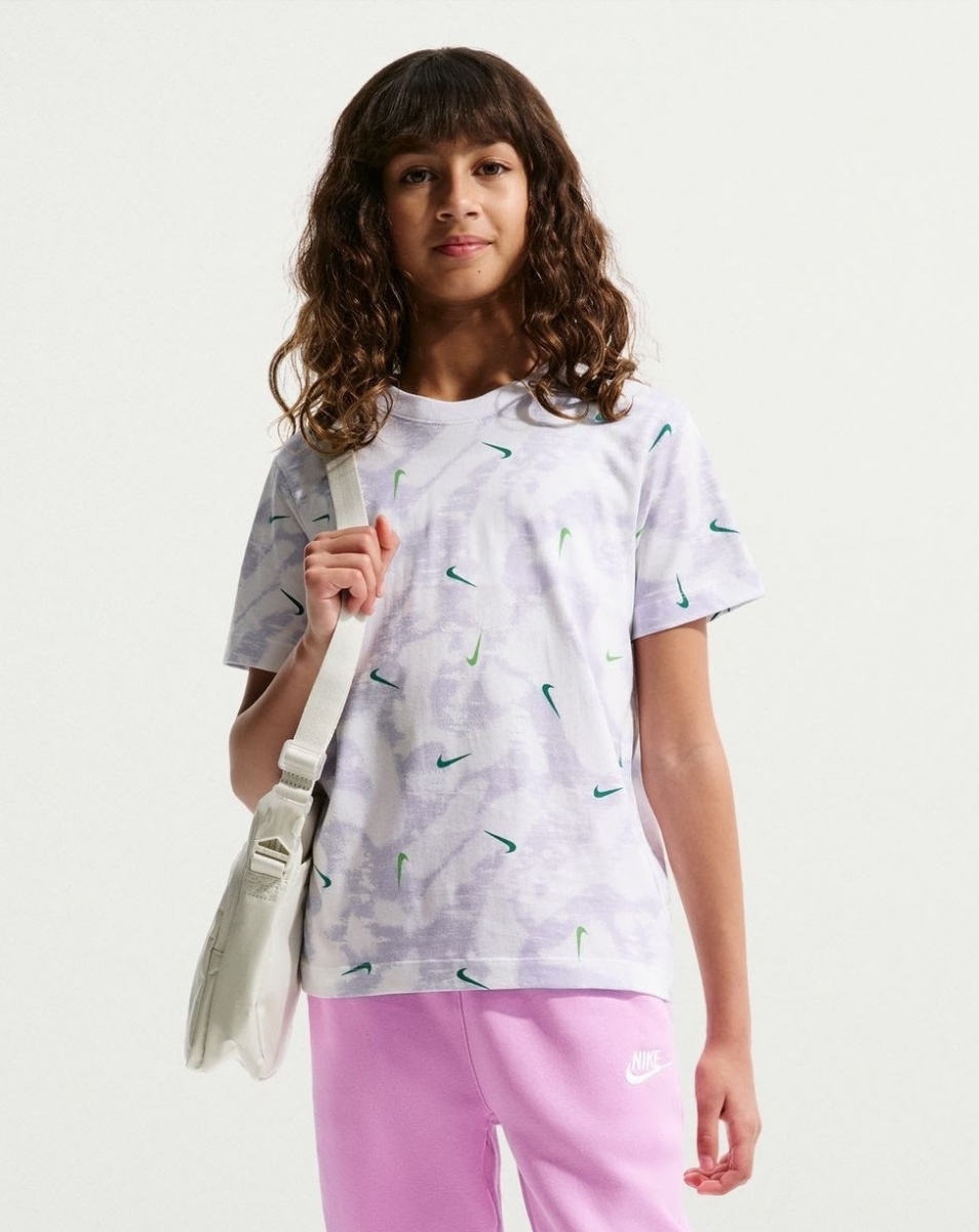 Футболка Nike K NSW TEE HBR AOP II0458-100 р.L білий — фото 1
