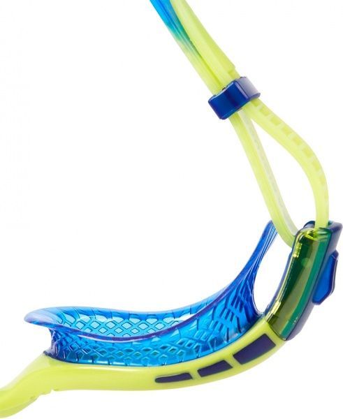Очки для плавания Speedo FUT_BIOF_FSEAL_DUAL_GOG_JU 8-11595C585 one size салатовый с голубым