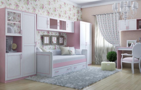 Тумба приліжкова Aqua Rodos Voyage VgKOM2S-45 рожевий 