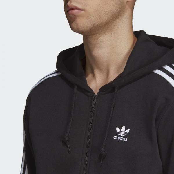 Джемпер Adidas 3-STRIPES FZ DV1551 р. L чорний