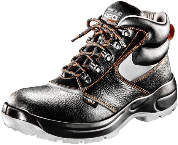 Ботинки рабочие NEO tools 82-027 S1 SRC р.46 черный с белыми вставками