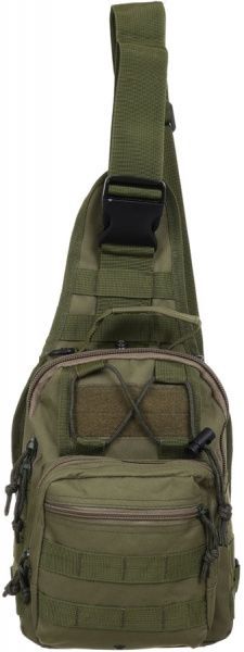 Сумка ESDY олива 7 л тактическая плечевая EDC