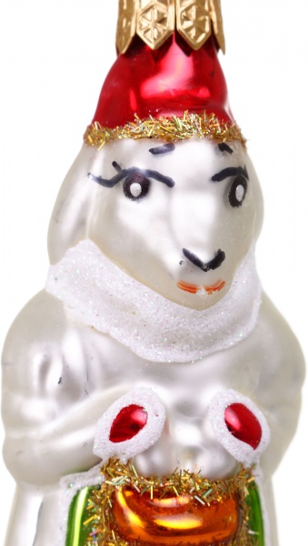 Декорация новогодняя Формовая игрушка в ассортименте 7 см 