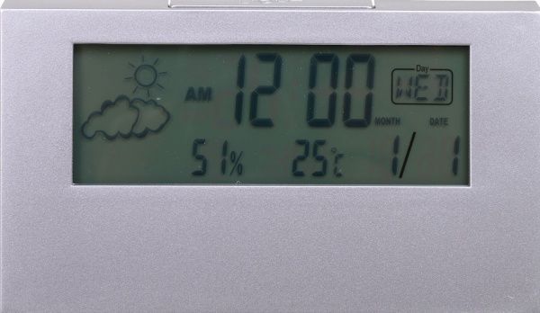 Годинник настільний Spirit 13.5х3.1х7.4 см срібний